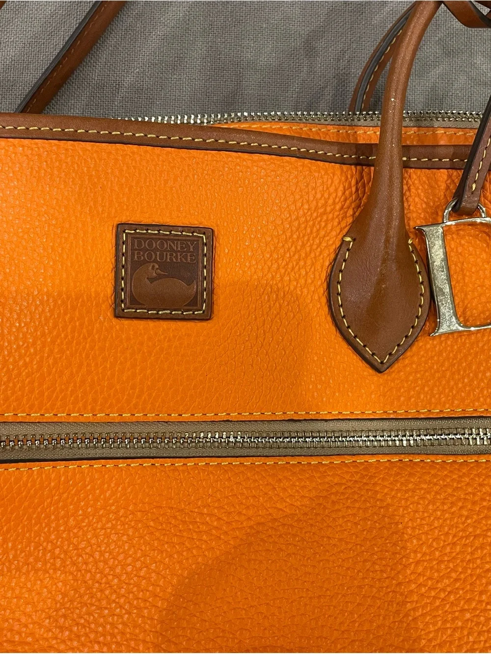 Dooney & Bourke Pebble Grain Tote (includes matching wallet)